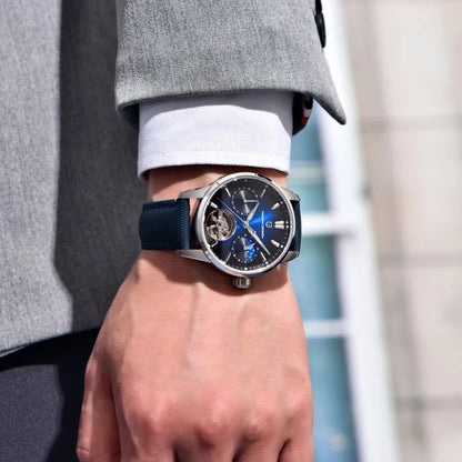 PAGANI DESIGN YS021 Men’s Automatic Mechanical Watch | 41mm Stainless Steel Luxury Wristwatch, 100M Waterproof