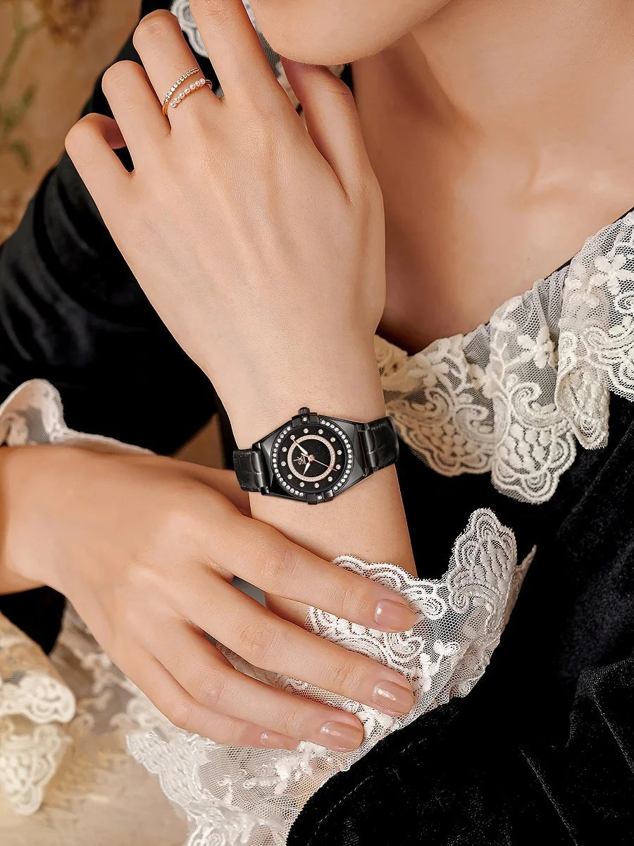 Luxury Women’s Quartz Watch – 30M Water Resistant Ladies Fashion Wristwatch, Elegant Design, Manufacturer Direct, Gift Box Included Octavia