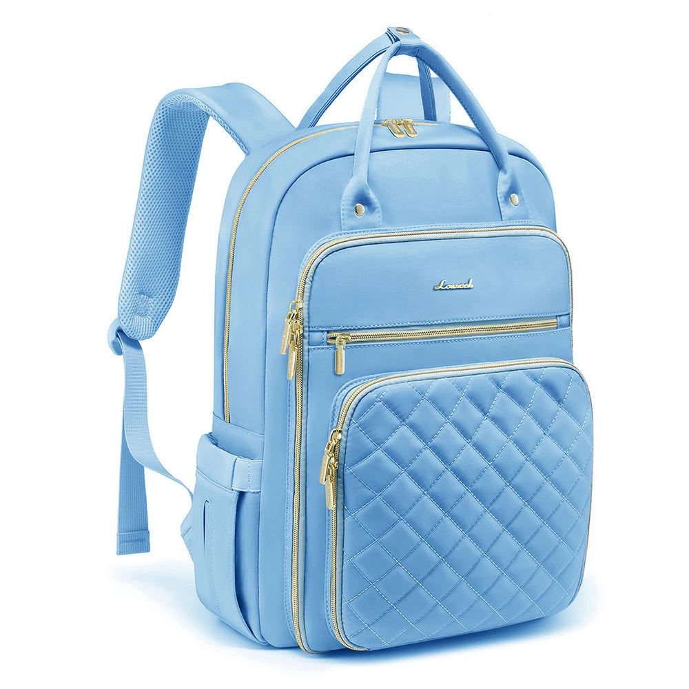 LOVEVOOK Fashion Travel Backpack | Water-Resistant, Multi-Pocket College Bookbag for Women, Fits 15.6" & 17" Laptops