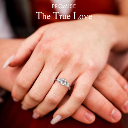 Luxury Iced Out Moissanite Engagement Ring - 925 Sterling Silver Lab-Grown Diamond Wedding Ring