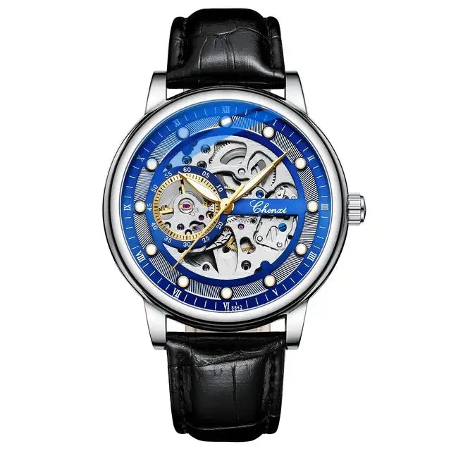 CHENXI 8843 Men’s Luxury Mechanical Watch – Automatic Skeleton Design, Waterproof Business Wristwatch