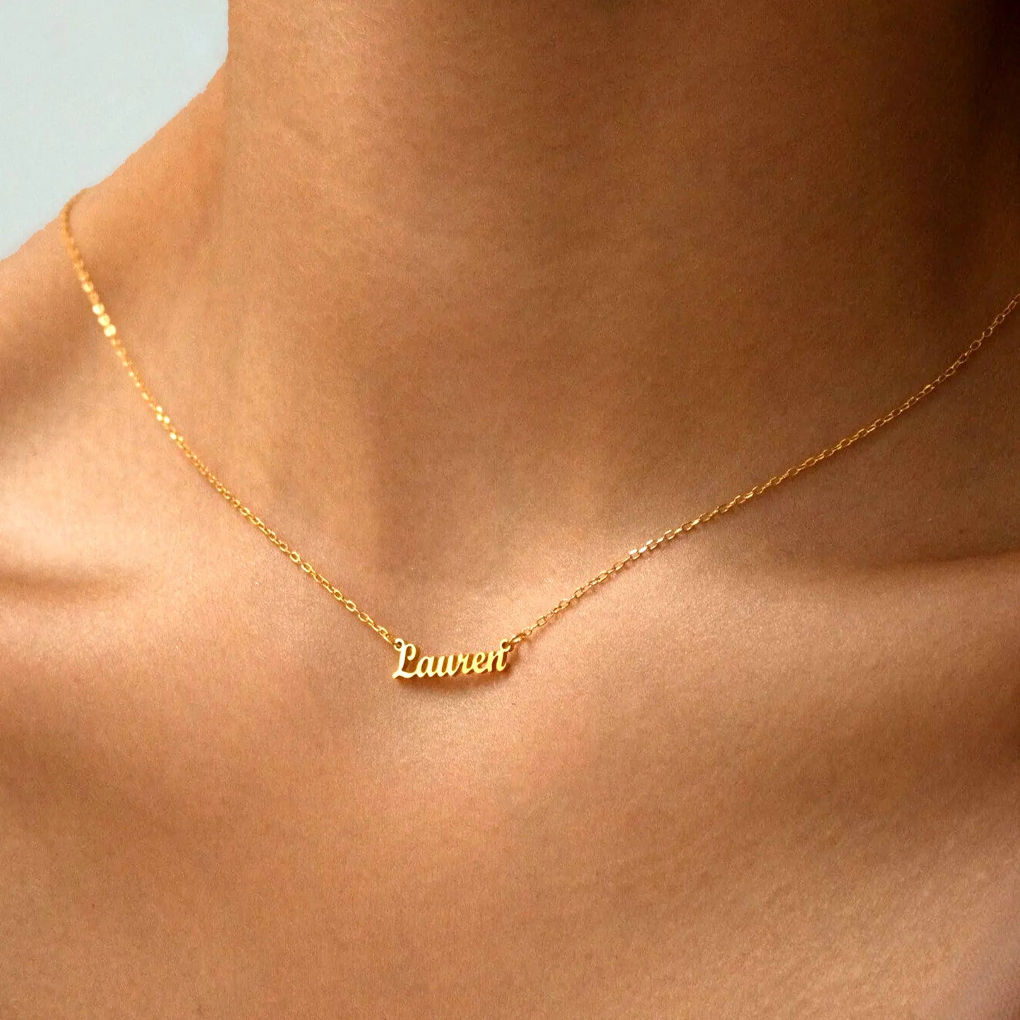 Personalized Custom Name & Letter Pendant Necklace – 18K Gold Plated Stainless Steel Jewelry for Women & Couples Erin