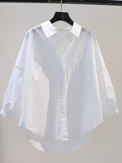 Women Loose Fitting Long Sleeve Top Hanna