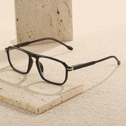 Unisex Slim Frame PC Squared Eyeglasses | Fashionable Reading Glasses for Men and Women with Presbyopia Correction Eustacia