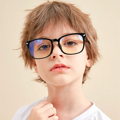 Kids Blue Light Blocking Glasses – Adjustable Myopia Frames for Children | Eye Protection Computer Glasses for Screen Use