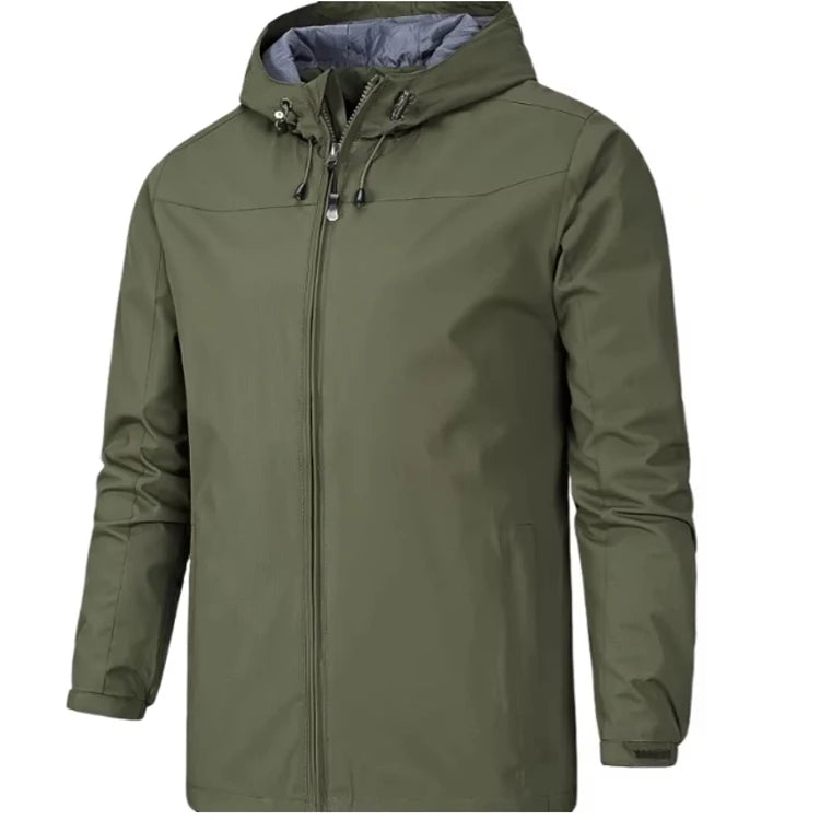 Men's Waterproof Biker Jacket – Windbreaker Raincoat for Hiking, Camping & Climbing Severus
