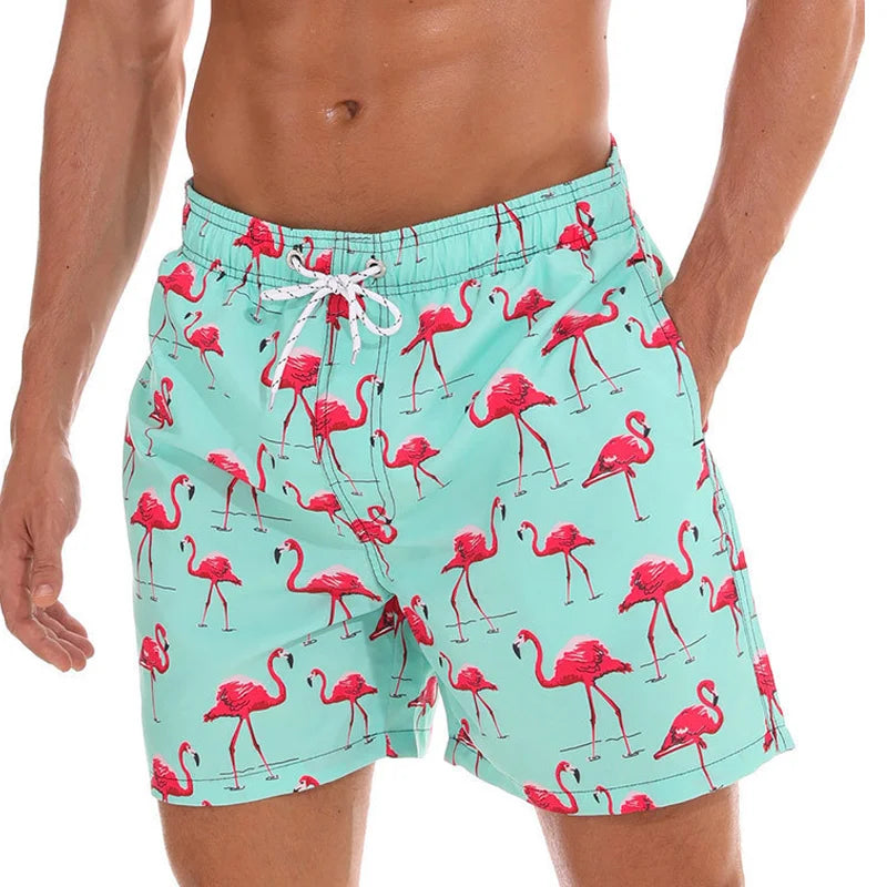 Men Beach Shorts Breathable Quick Dry