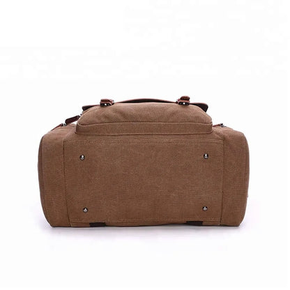 Canvas Travel Handbag – Large Capacity Crossbody Tote Bag for Travel and Daily Use