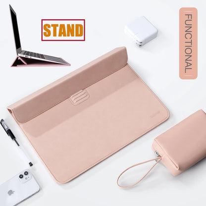 Laptop Sleeve Bag – Waterproof Case for MacBook M1 Air/Pro, Huawei, ASUS, Dell 13-Inch Notebook with Stand