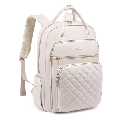 LOVEVOOK Fashion Travel Backpack | Water-Resistant, Multi-Pocket College Bookbag for Women, Fits 15.6" & 17" Laptops