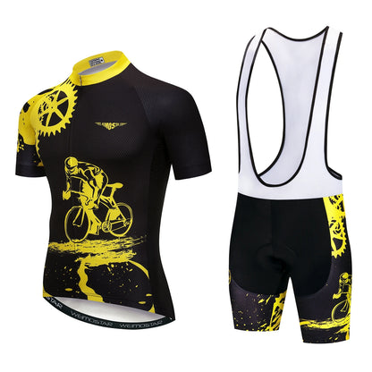 Men's Summer Cycling Jersey Set – Breathable Road & MTB Bike Wear