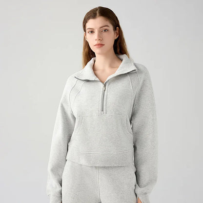 Women's Winter Fitness Jacket | High-Quality Yoga Sportswear & Warm Workout Outfit