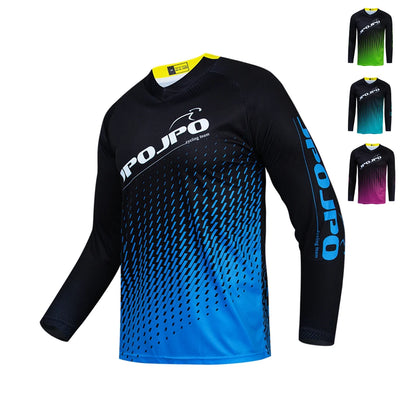 Men's MTB Downhill Jersey – Long Sleeve Mountain Bike Shirt, Breathable Cycling Tops for Riding & Outdoor Sports Damien