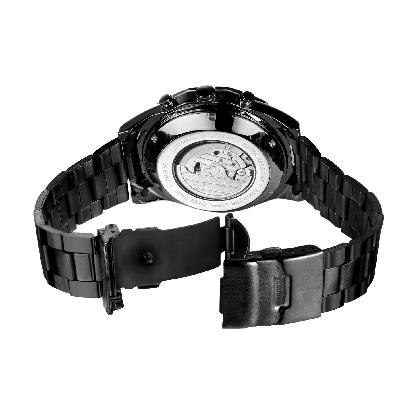 FORSINING 8235 Men's Mechanical Watch – New Arrival, Stainless Steel Band, Waterproof, Luminous, Vintage Business Design