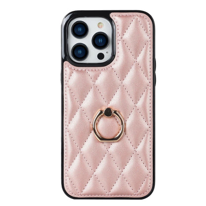 Luxury Leather Phone Case with Rotating Metal Ring | Shockproof Cover for iPhone 14, 13, 12, 11 Pro Max