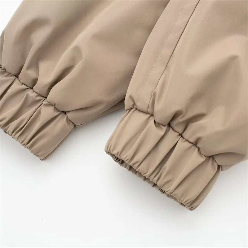 Women's Hooded Short Jacket - Casual Temperament Parka Coat Zenobia