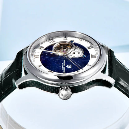 PAGANI DESIGN YS015 Men's Mechanical Tourbillon Watch - NH39 Movement, Sapphire Glass, 100M Waterproof, Luxury Timepiece