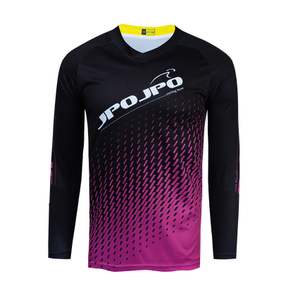Men's MTB Downhill Jersey – Long Sleeve Mountain Bike Shirt, Breathable Cycling Tops for Riding & Outdoor Sports Damien