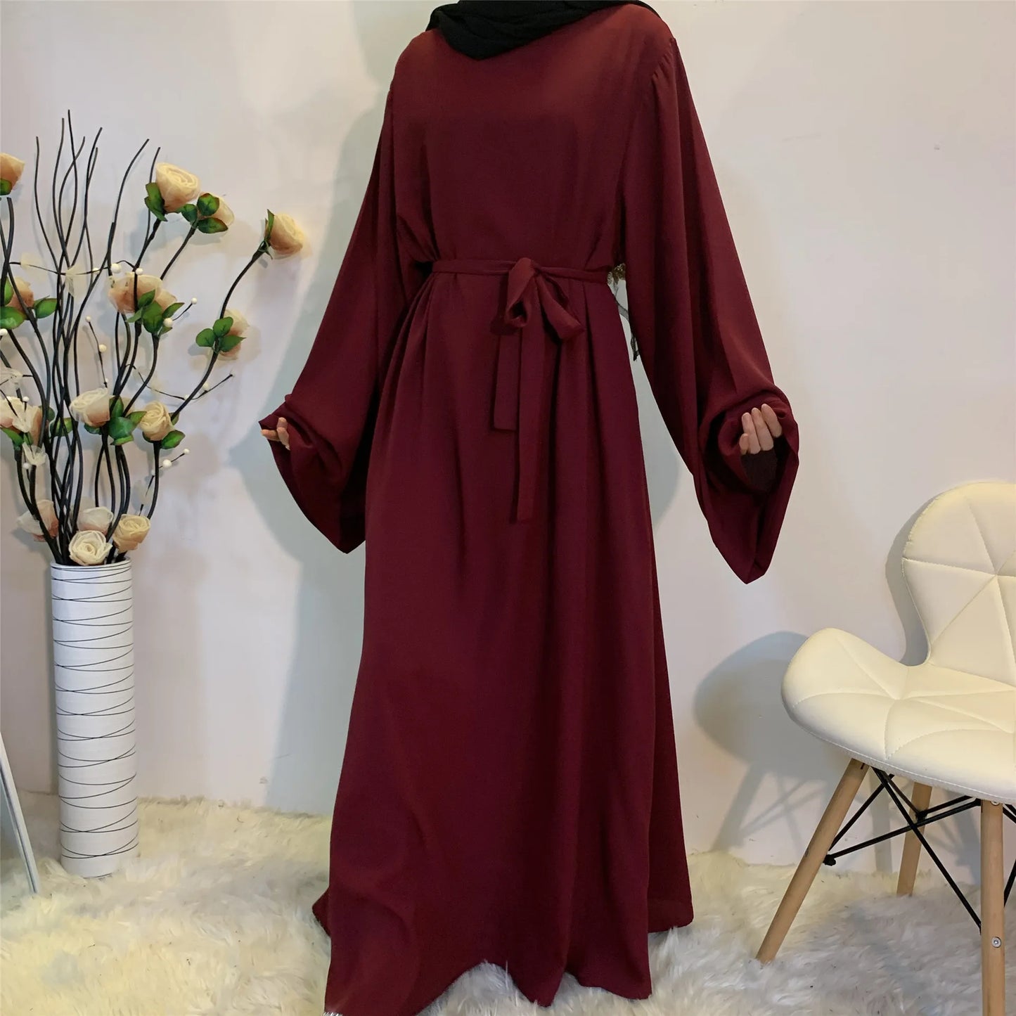 Modest Islamic Long Dresses | Custom Abaya Designs for Women’s Muslim Fashion Yazmina