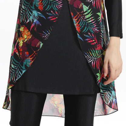 Modest Islamic Swimwear | Full-Sleeve 4-Piece Burkini with Hijab Rabia