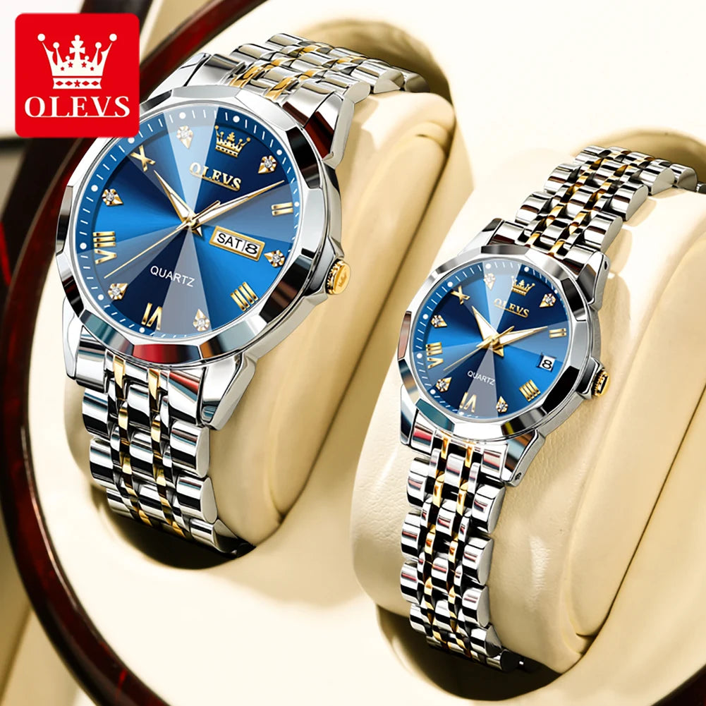OLEVS 9931 Luxury Watches for Men and Women | Fashion Sport Quartz Couple Watch - Top Brand
