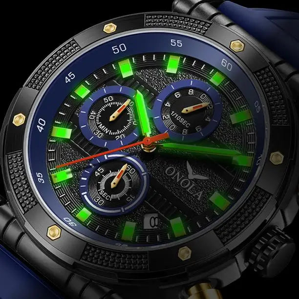 ONOLA 6859 Men’s Quartz Watch – Fashionable, Luminous Hands, Date Calendar, Waterproof