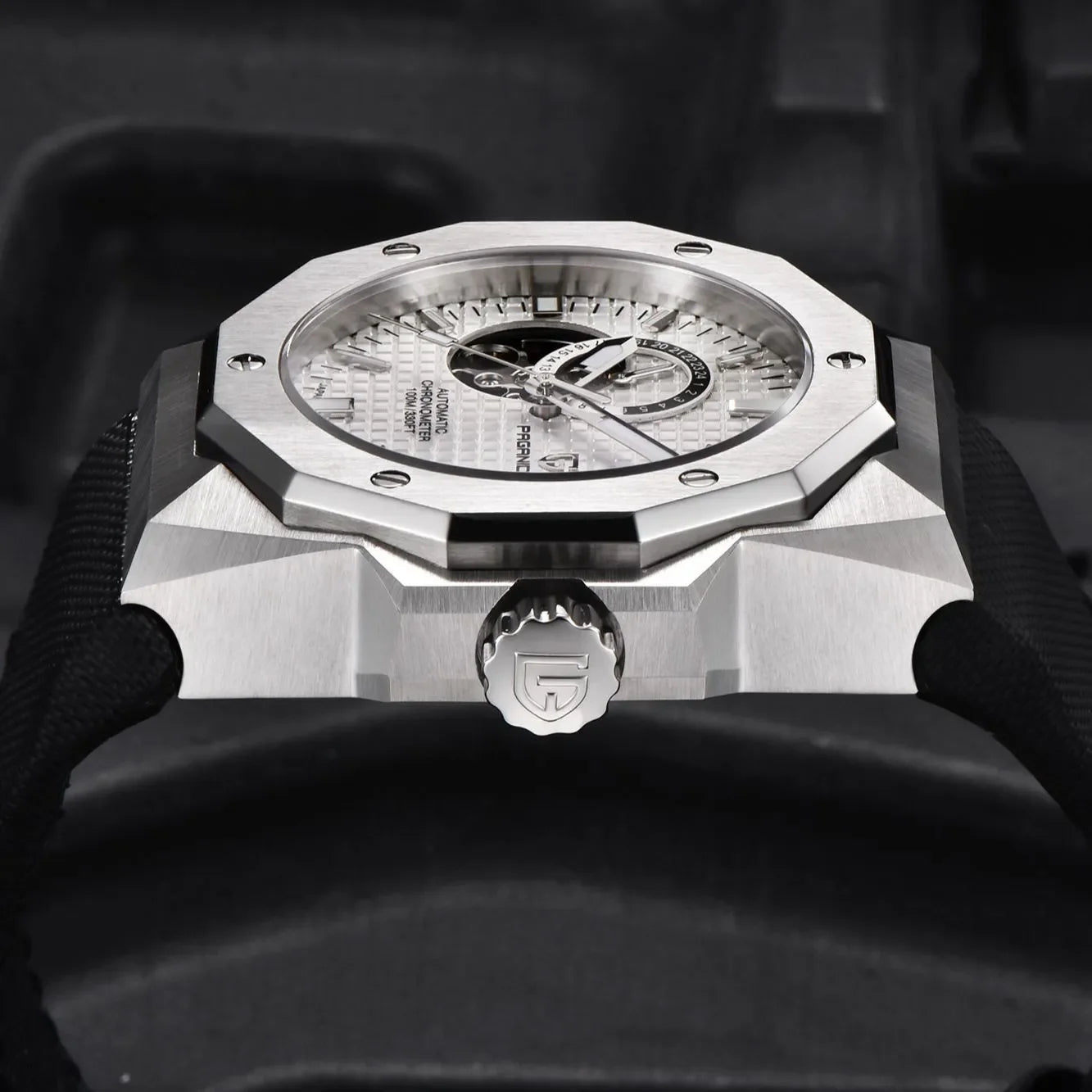 PAGANI DESIGN 
PD-YS010 Men's Mechanical Watch - Automatic, Stainless Steel, Sapphire Crystal, NH39A Movement, 100M Waterproof