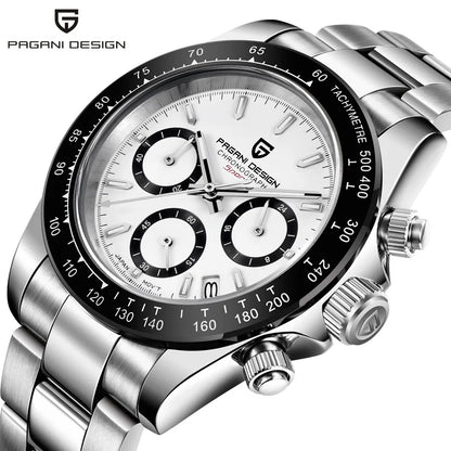 PAGANI DESIGN 1644 Men's Luxury Quartz Watch - High-Quality Sport & Business Waterproof Wristwatch Relogio Masculino