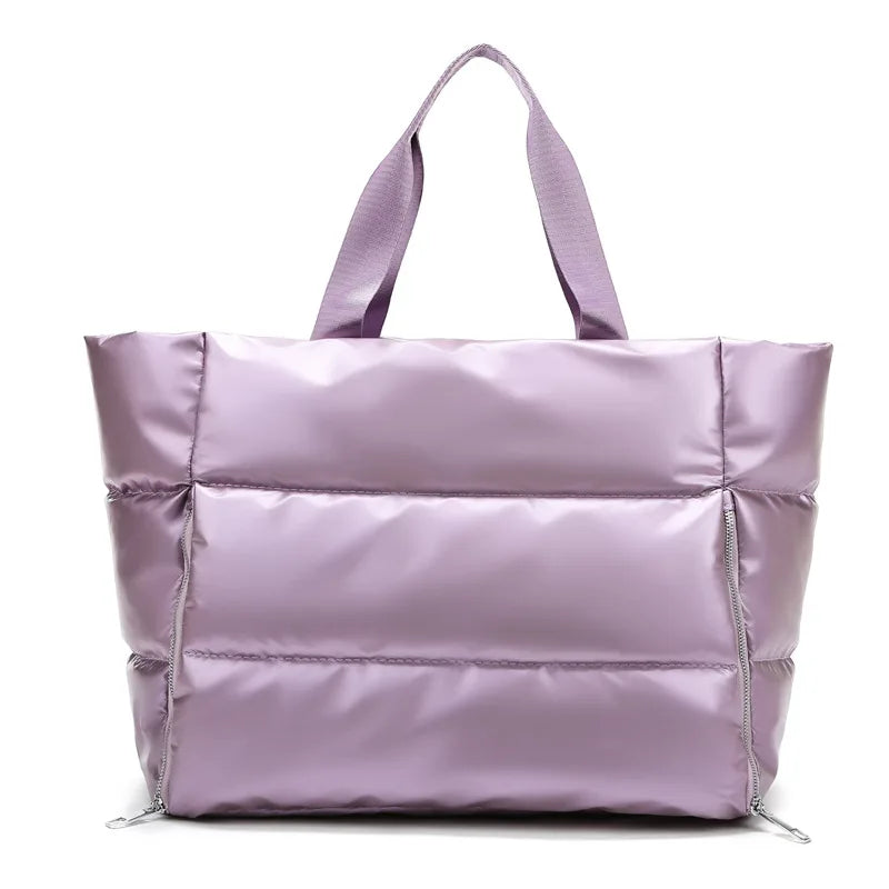 Tote Bag - Puffer Bags for Women | Stylish Handbags for Ladies | Yoga Mat Waterproof Purses Hershey