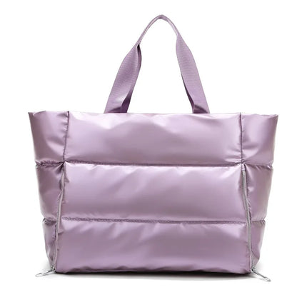 Tote Bag - Puffer Bags for Women | Stylish Handbags for Ladies | Yoga Mat Waterproof Purses Hershey