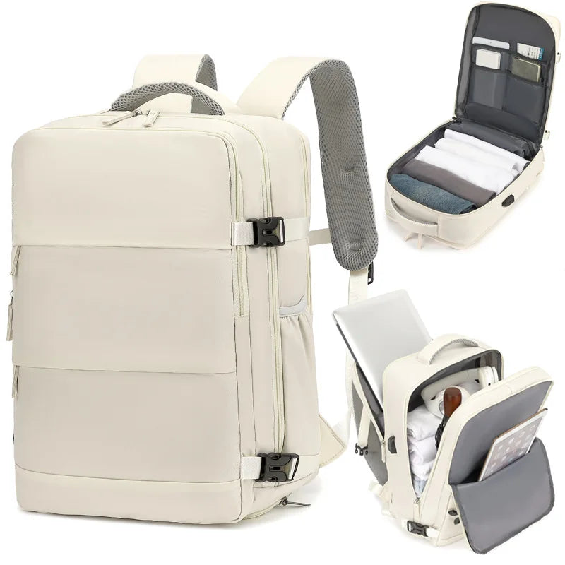 Travel Backpack with Shoe Compartment and Laptop Storage for Ultimate Convenience
