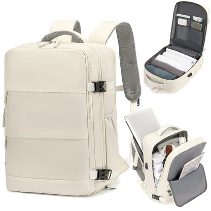 Travel Backpack with Shoe Compartment and Laptop Storage for Ultimate Convenience