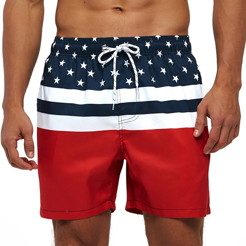 Men Beach Shorts Breathable Quick Dry