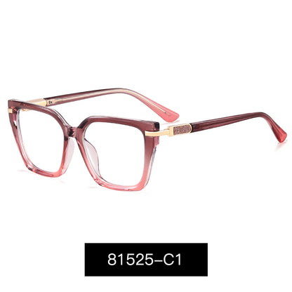 Women’s Square TR90 Optical Glasses – Fashionable Anti-Blue Light Eyewear Keira