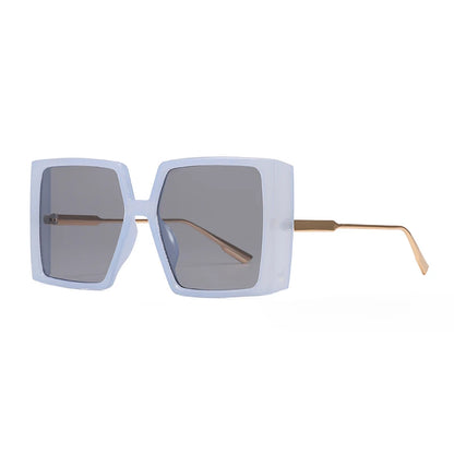 Women’s Oversized Square Sunglasses - Vintage Luxury Designer Shades with Big Flat Frames Gigi