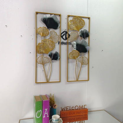 Nordic Light Luxury Metal Wall Art – Large Flower-Shaped Hanging Decor for Living Room and Home