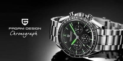 PAGANI DESIGN PD-1701 Men's Chronograph Watch - Multifunction Quartz Sport & Diving Casual Reloj Cuarzo