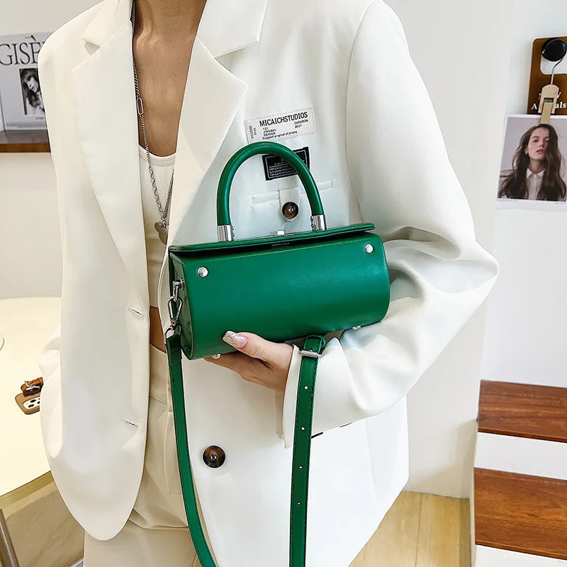 Ladies Shoulder Sling Handbag, Barrel Style Purse Bag Nancy