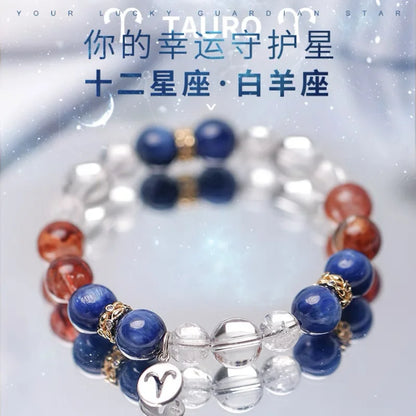 Natural Constellation Bracelet in S925 Sterling Silver – Elegant Minimalist Design, Perfect Gift for Men & Women
