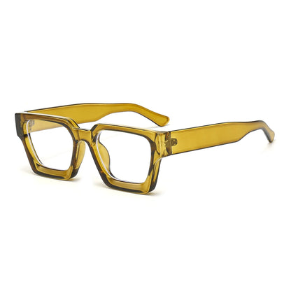 Square Frame Anti-Blue Light Glasses – Custom Logo Fashion Eyewear for Men & Women, Retro Trend Reese