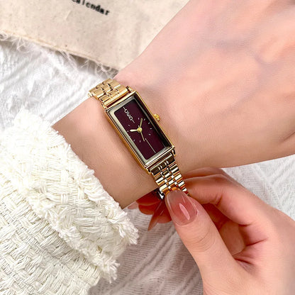 GEDI 13080 Women’s Watch – Elegant Rectangular Dial, Fashionable Stainless Steel Strap, Minimalist Quartz Ladies’ Wristwatch