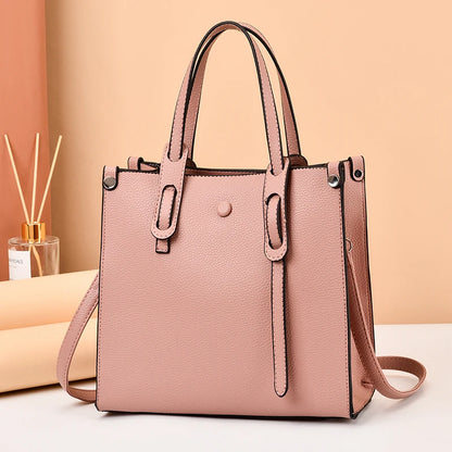 Women's Large Capacity Bucket Handbag - One-Shoulder Crossbody Bag with Zipper Emily