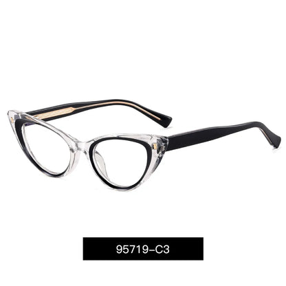 Women's Photochromic Blue Light Blocking Eyeglasses - TR90 Cat Eye Fashion Frames