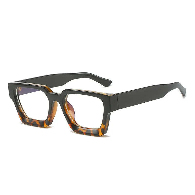 Square Frame Anti-Blue Light Glasses – Custom Logo Fashion Eyewear for Men & Women, Retro Trend Reese