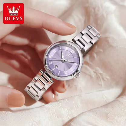 OLEVS 5608 Women’s Fashion Watch – Light Luxury Waterproof Luminous Chronograph Quartz Movement Wristwatch
