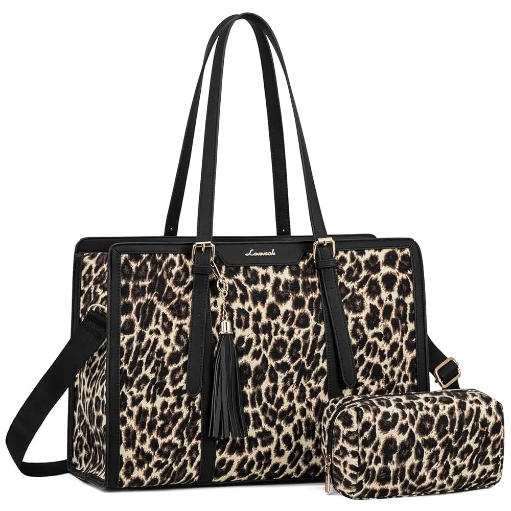 LOVEVOOK Laptop Tote Bag Set | 15.6/17 inch Briefcase for Women, Work & Travel Shaira