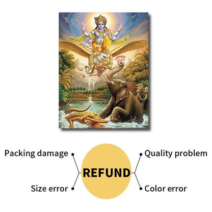 Beautiful Religious Canvas Paintings – Spiritual Artwork for Home Décor
