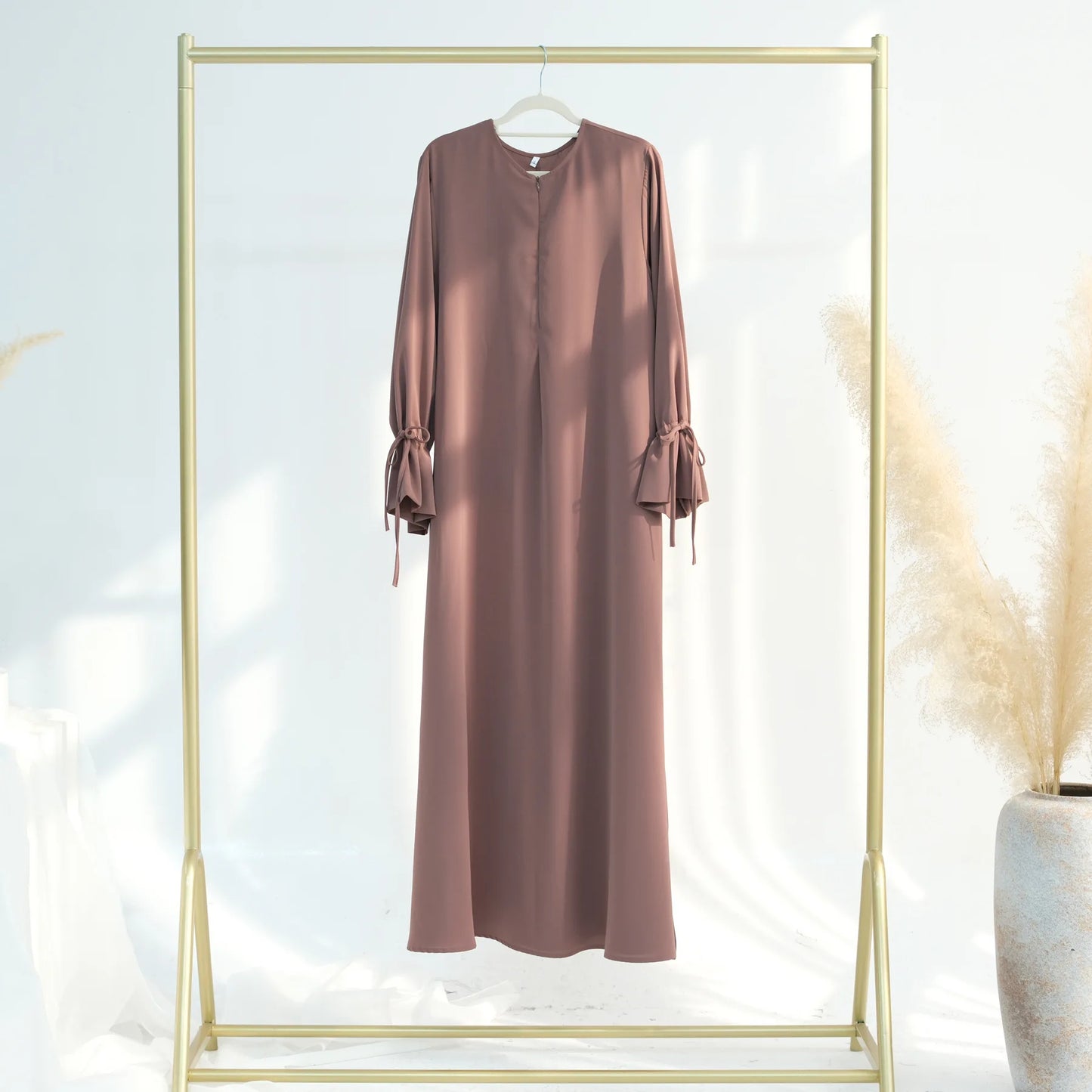 Flounce Sleeve Modest Abaya for Women – Big Hem Islamic Dress for Muslim Women Layla