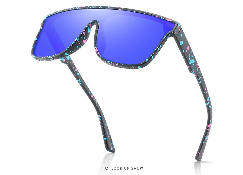 Polarized Large Frame Sunglasses - UV Resistant, High-Quality One-Piece Casual Shades Tatum