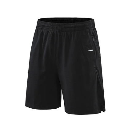 Men’s Quick‑Dry Sports Shorts – Lightweight Breathable Running & Gym Shorts with Zipper Pockets Roland